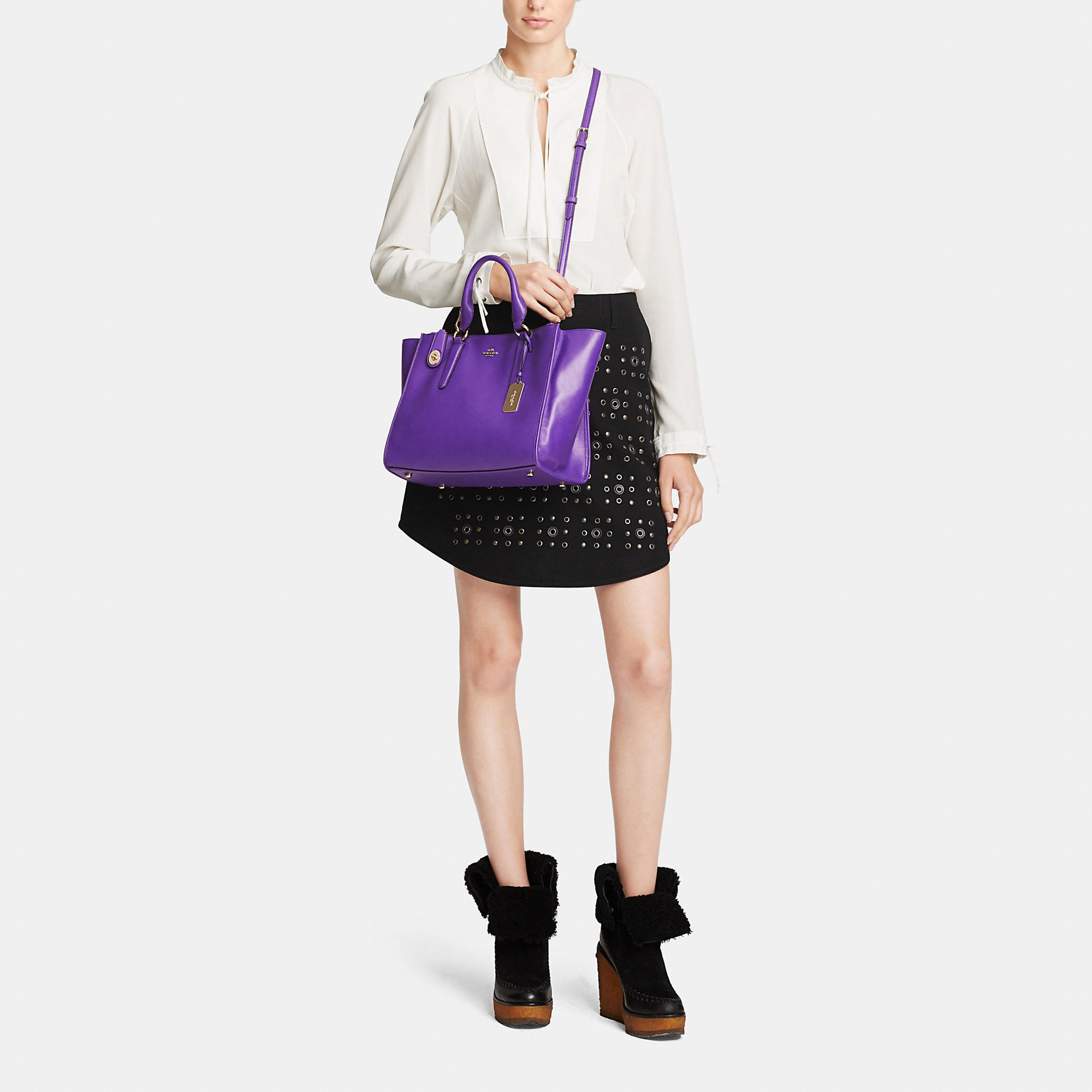 Fashion Women Real Coach Crosby Carryall In Leather | Women